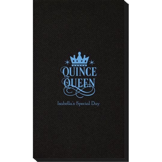 Quince Queen Linen Like Guest Towels
